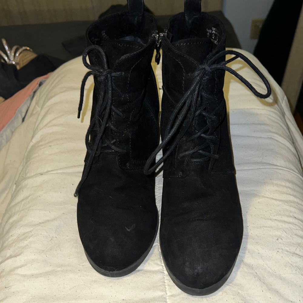 Lace up ankle boots
